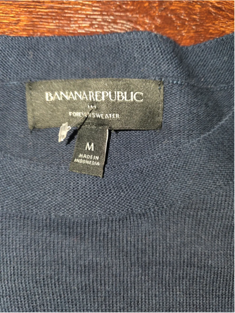 Mens Banana Republic Forever Sweater Navy‎ size medium